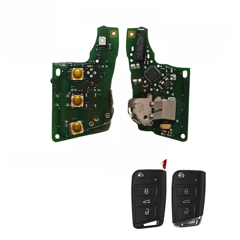 OEM-Leiterplatte für VW Seat Leon Ateca Golf7 MK7 Touran Polo Tiguan Skoda Octavia MQB48 434MHz für VW-Fernbedienung Autoschlüssel 5G6959752AB BB AG