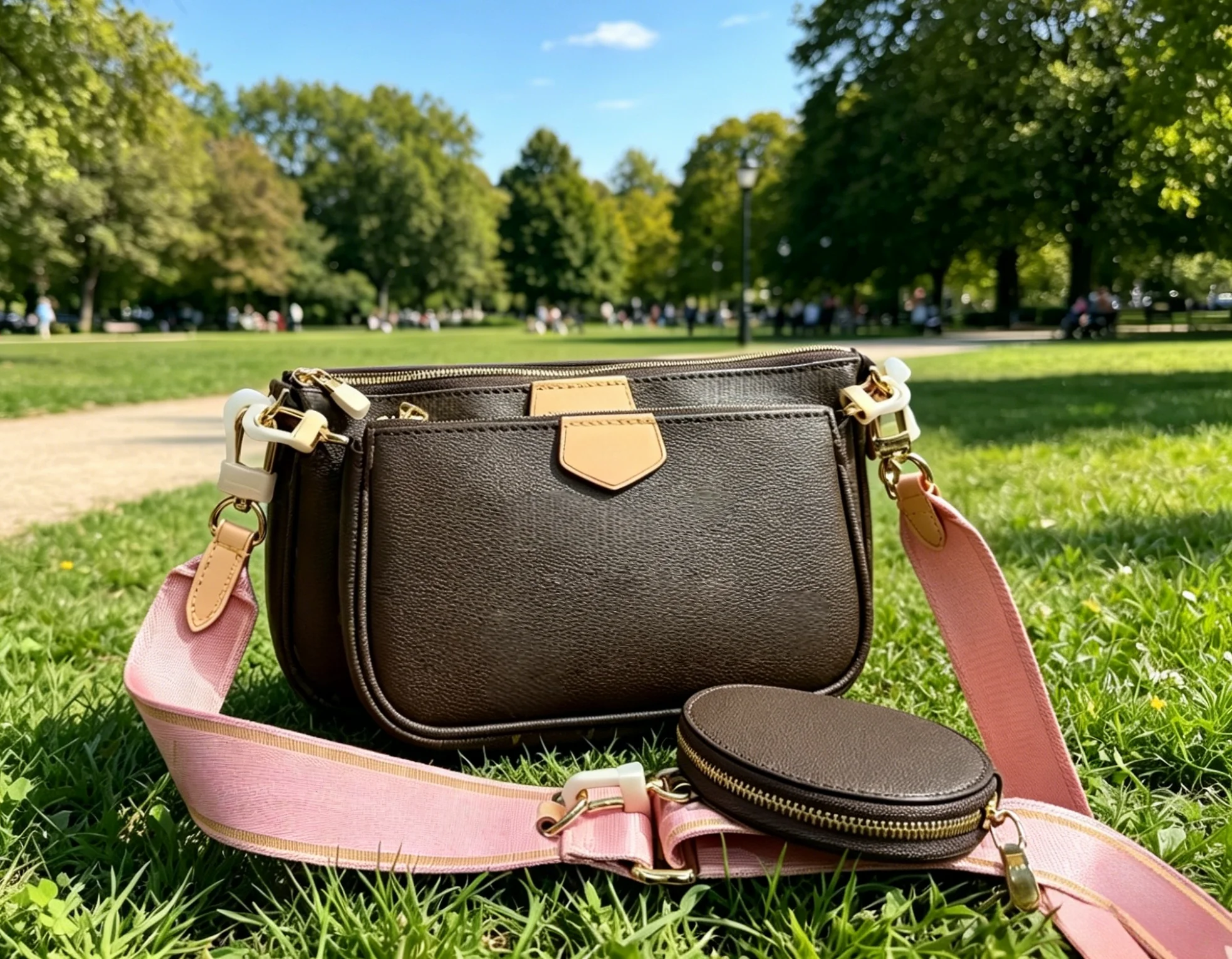 2026 Size: 24X13 cm NO BOX New Model - Versatile and Fashionable PU Leather Bag - Durable, High-Quality and Affordable