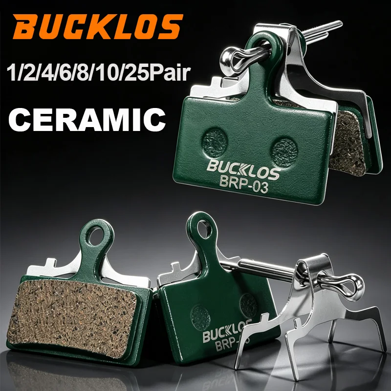 BUCKLOS Keramik-Fahrrad-Hydraulik-Scheibenbremsbeläge für SHIMANO G01S G03C MTB-Bremsbeläge Verschleißfeste Fahrrad-Scheibenbremsbeläge