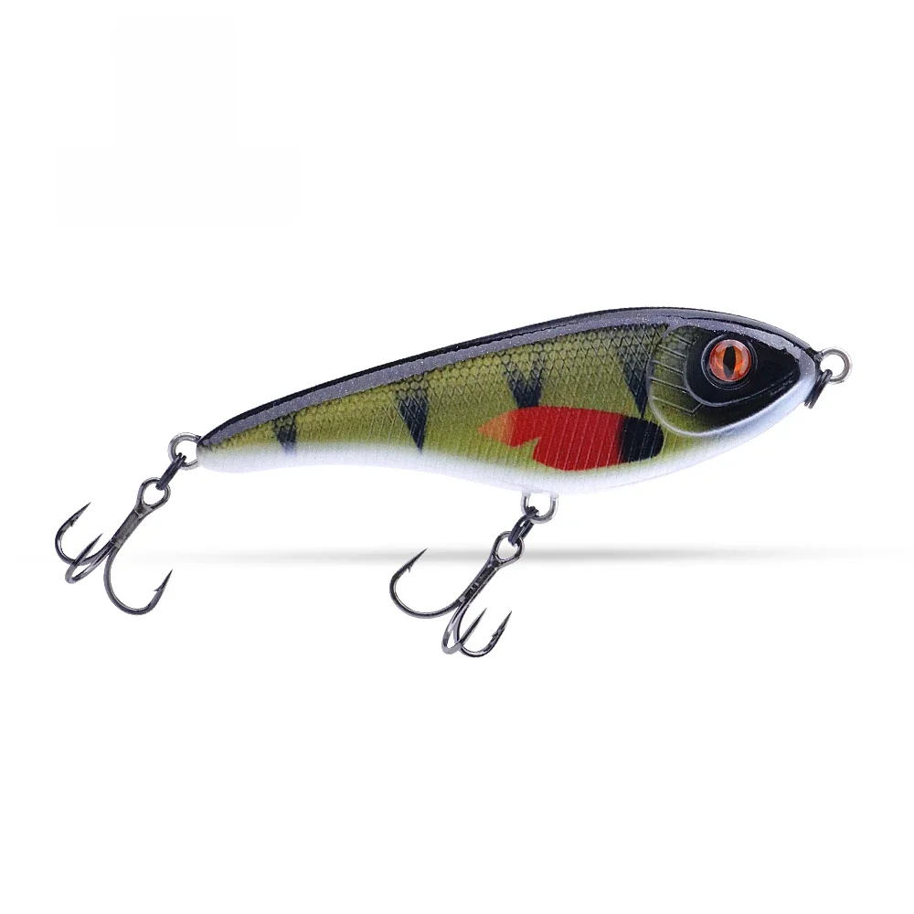 Agoie wolno tonący Jerkbait przynęty suwakowe do wędkowania 9cm 21g szczupak Wobbler Crankbaits przynęta wędkarska na pstrąga basowego Walleye — zdjęcie 2