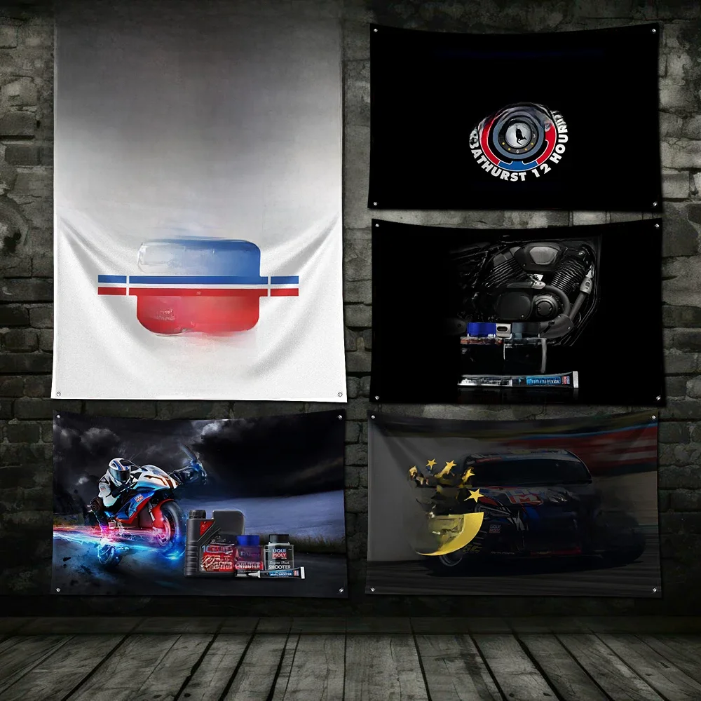 3x5 ft l-liquis m-molys Flagge Polyester Digitaldruck Banner für Garage Wand kunst im Freien