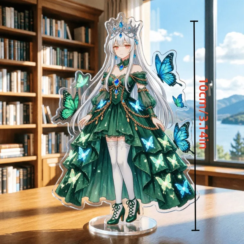 2D personalized desktop stand, made of durable acrylic. You can customize it for your besties, family, or couple partners.