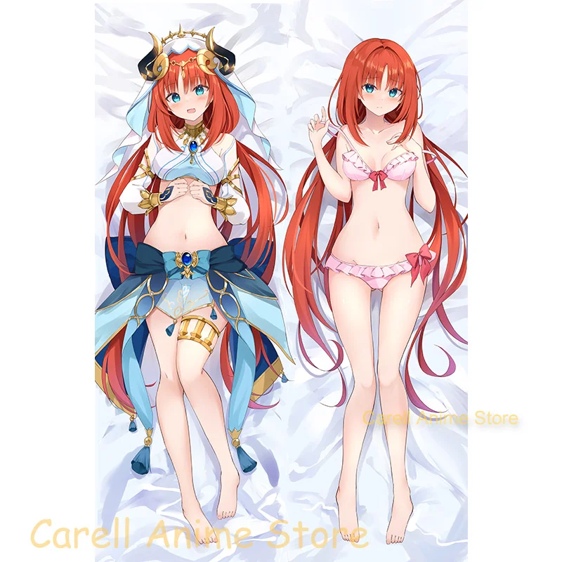 

Dakimakura Nilou Genshin Impact Anime Double Sided Print Life size Body Pillow Cover Pillowcase