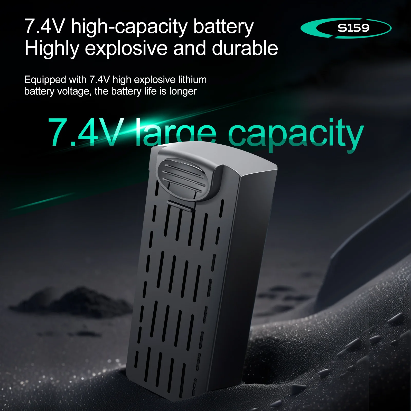 S159 Battery 7.4V 2200mAH S159 Drones Battery For S159 Remote Control Drones Spare Parts Accessories Wholesale