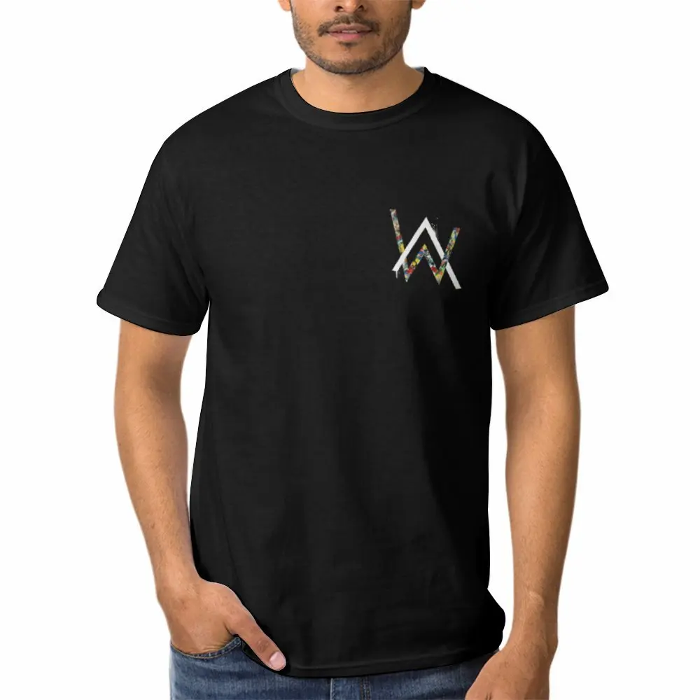 3D Printed Alan Walker logo T Shirt,Punk Sweatshirt Short Summer Tops,Hip Hop Clothes Vintage Tops Streetwear