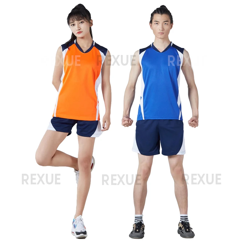 Volleyball Uniforms men Blank team volleyball shorts Women Sports men Sporting Training Suit Custom 2022 New tennis T-shirts