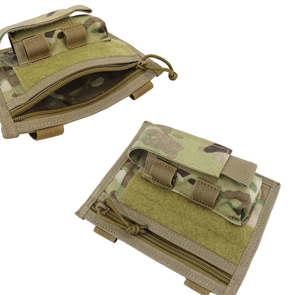 

Tactical Multifunctional Map Bag Modular Tool Kit Attached Admin Pouch Molle System Accessory Bag for Military Vest Equipment