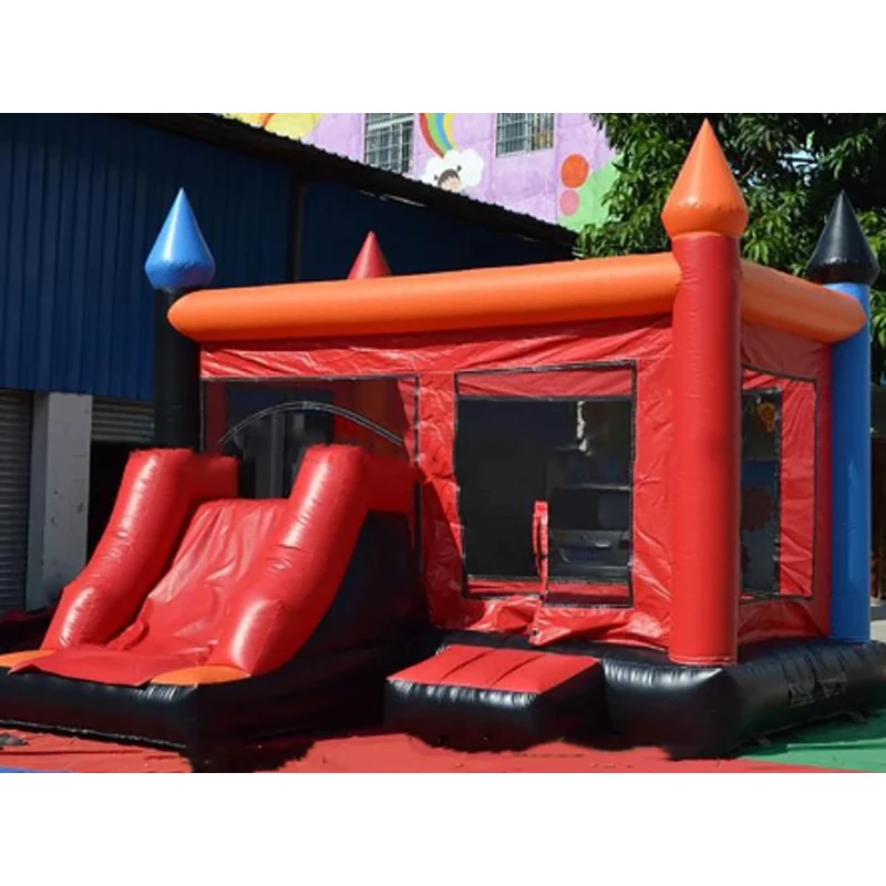 Inflatable Trampoline Bounce House Bounce Castle Jumping Slide Combos For Kids Outdoor Playing Amusement Park Equipment