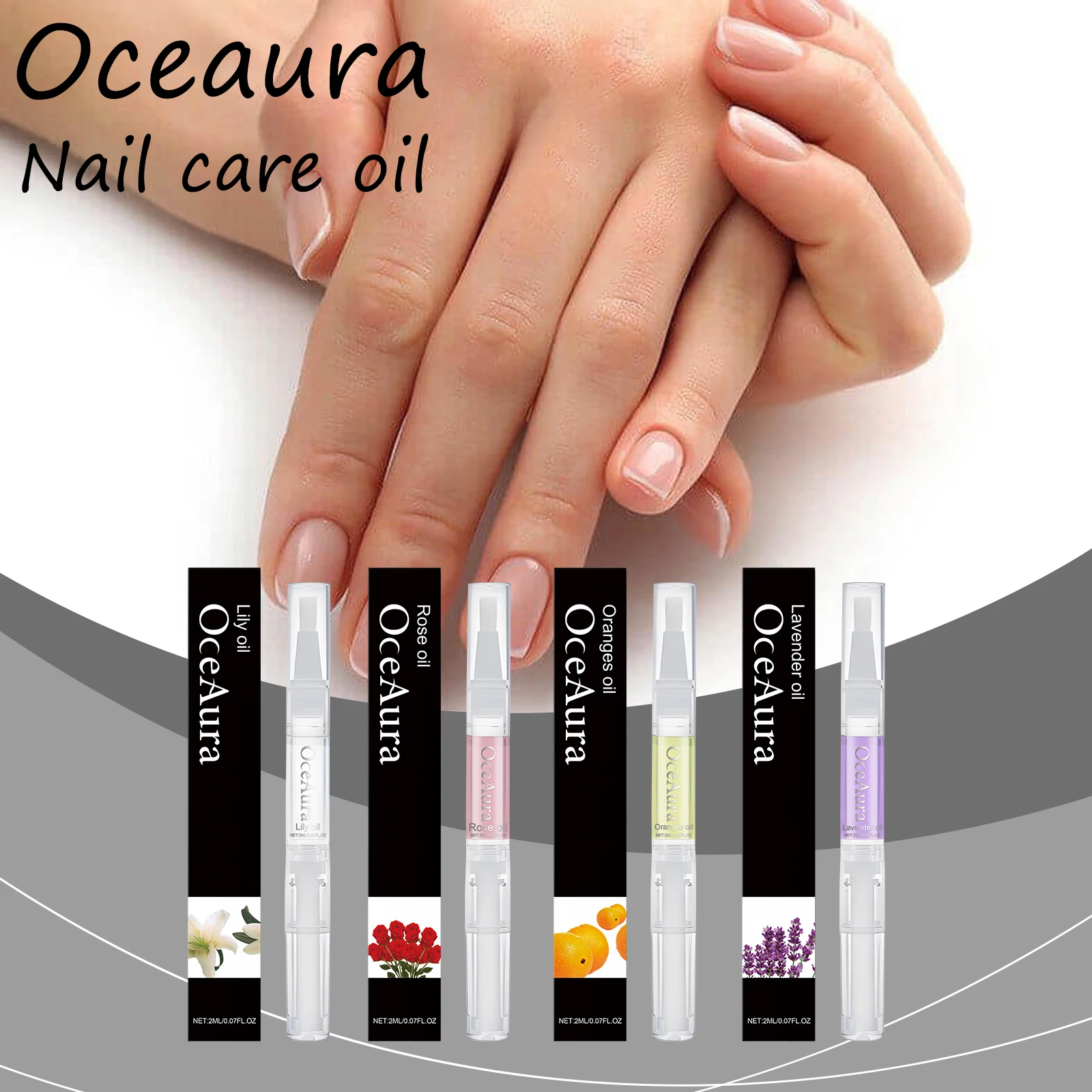 

Масло для ухода за ногтями Oceaura, питательное средство для восстановления кутикулы, сухие ногти, улучшение блеска для ногтей, повышение эластичности, укрепление, масло для ухода за ногтями