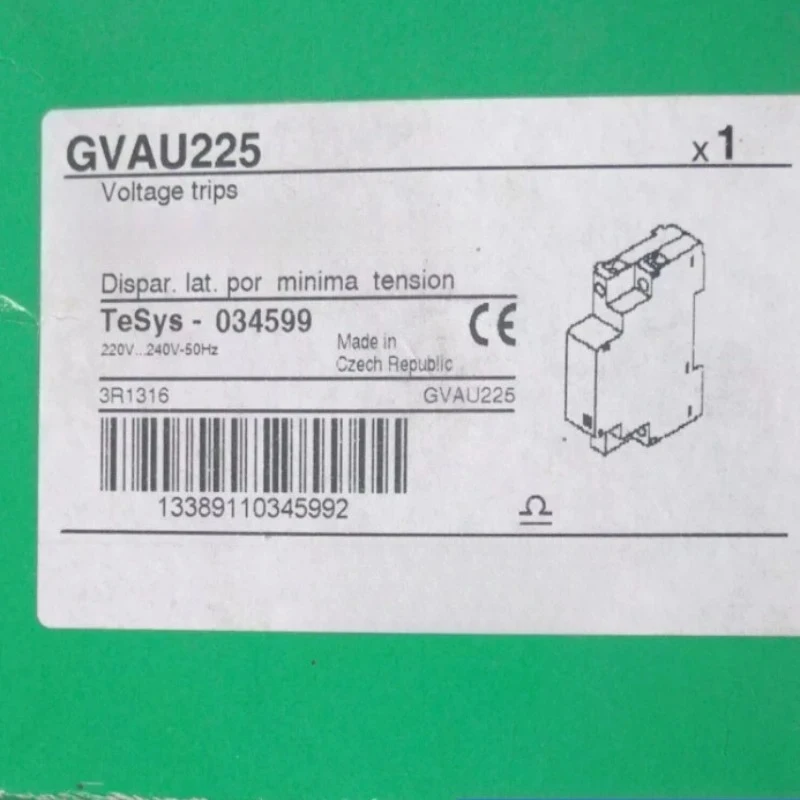 

Brand New Original GV-AU225 AC220V GVAU225 Undervoltage release (MN), GV2-GV3, 220-240V AC 50 Hz Fast delivery