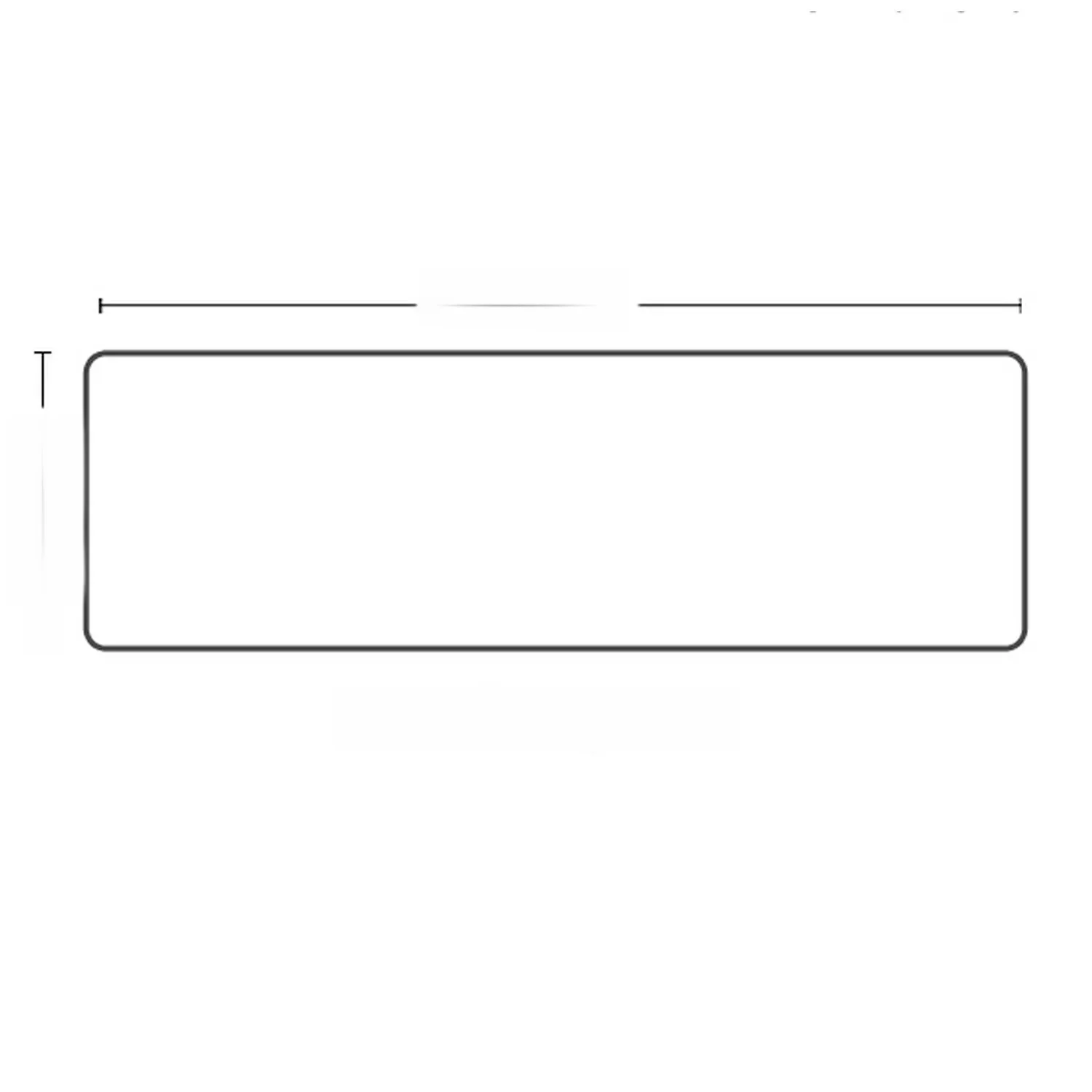 Etiquetas adesivas Dymo99019, tamanho 190x59mm, 110 peças, compatíveis com dymo99019