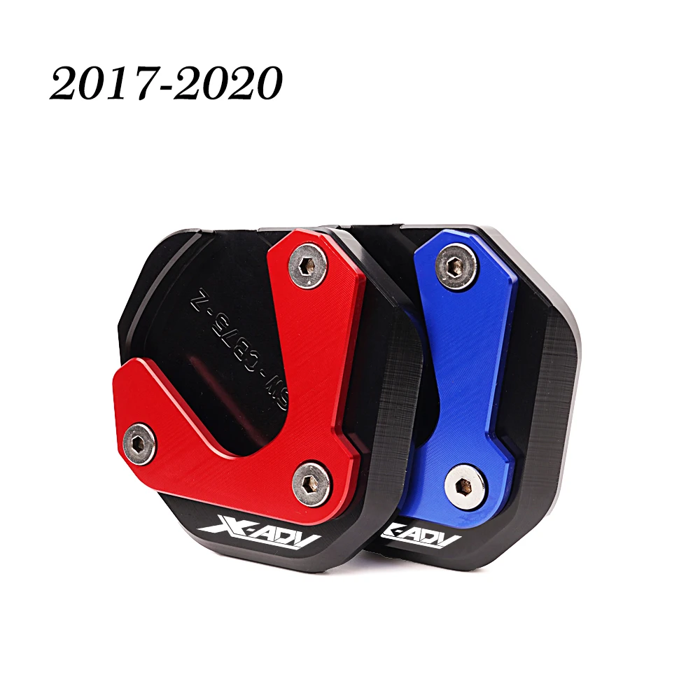 ホンダxadv,xadv,X-ADV 750, 2017-2022, 2023, 2024用CNCモーターサイクルキックスタンド,サイドスタンド,エクステンションパッド,引伸機プレート