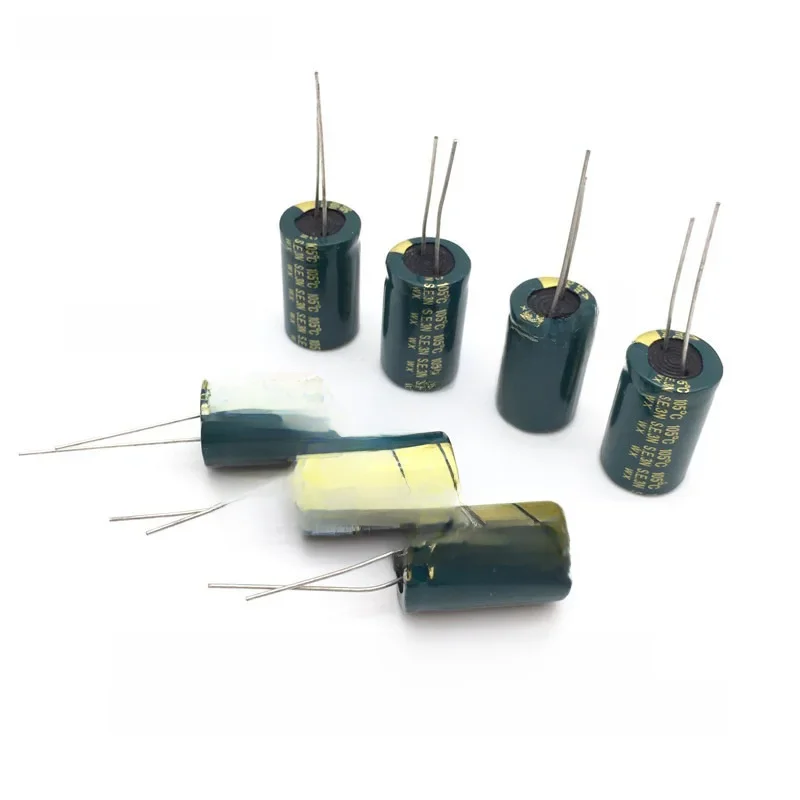 2-50szt 10V 16V 25V 35V 50V Kondensator aluminiowy wysokiej częstotliwości o niskim ESR 100UF 220UF 330UF 470UF 680UF 1000UF 1500UF 2200UF 3300UF — zdjęcie produktu 6