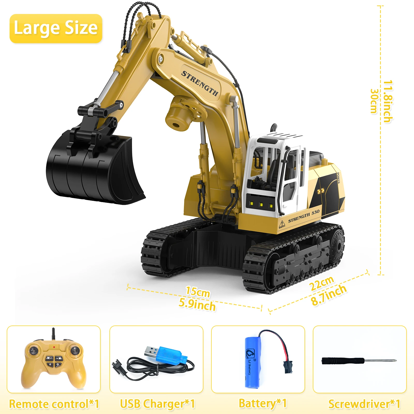 

1: 24 remote control engineering vehicle remote control excavator