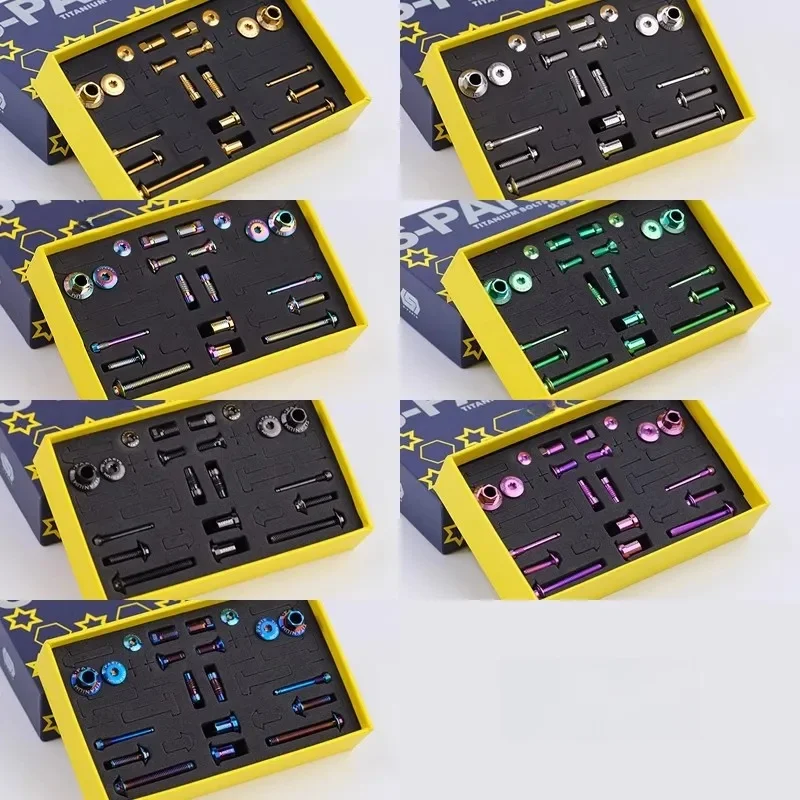 AliExpress NONE SPARTS bicycle disc brake titanium screw for shimano R9270 brake system titanium bolt nut