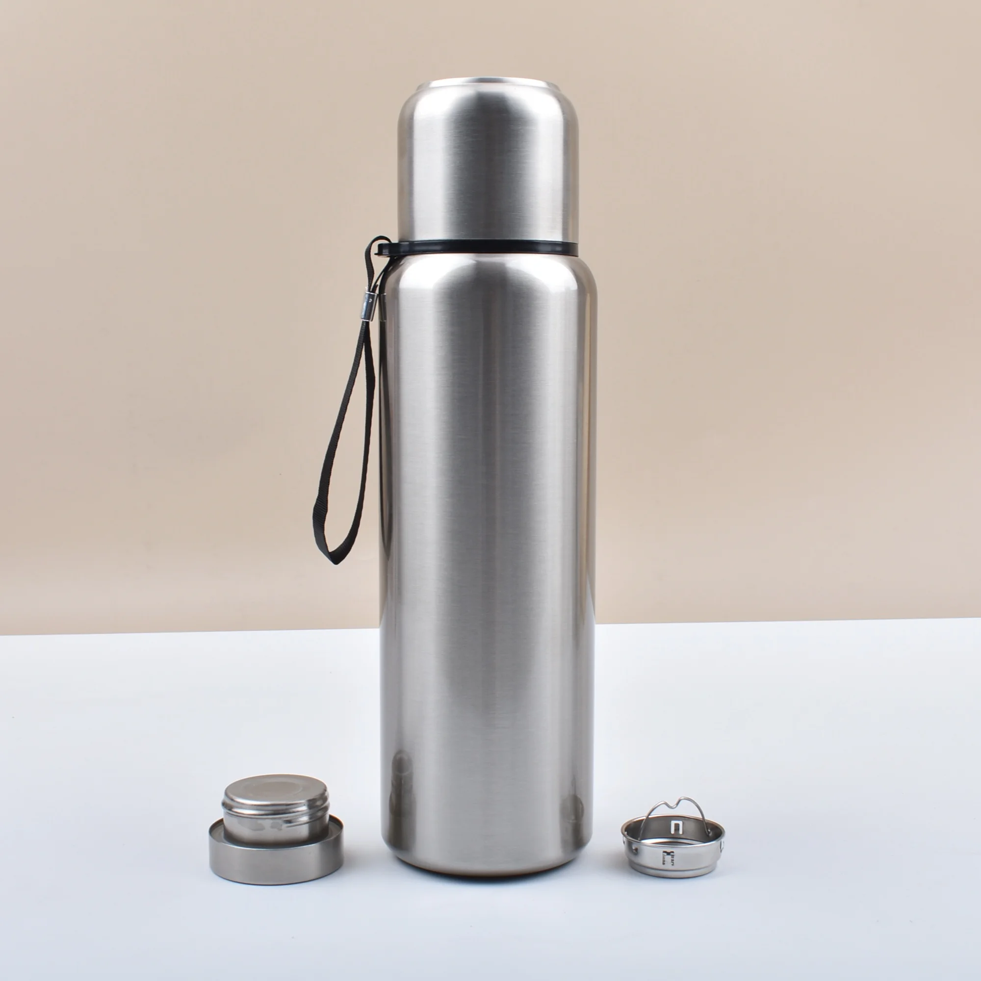 Botella termo de 1,5 l para té, botella de café aislada de acero inoxidable, botellas de agua caliente, termo, taza, contenedores térmicos