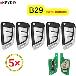 5 sztuk KEYDIY B29 Metalowy przycisk serii B Uniwersalny pilot zdalnego sterowania KD do KD200 KD900 KD900+ URG200 KD-X2 Mini KD do BMW Style