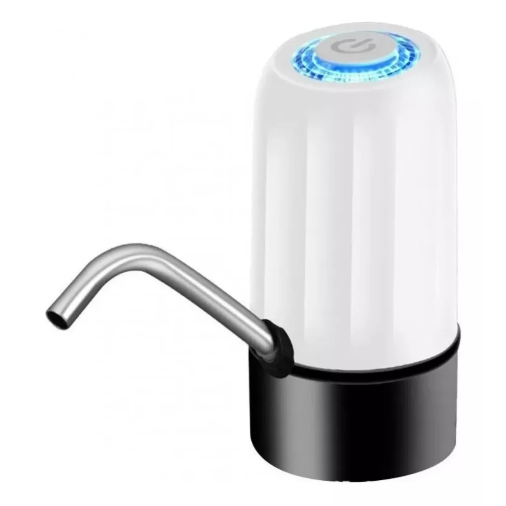 White USB Drum Dispenser Automatic Water Dispenser Pump