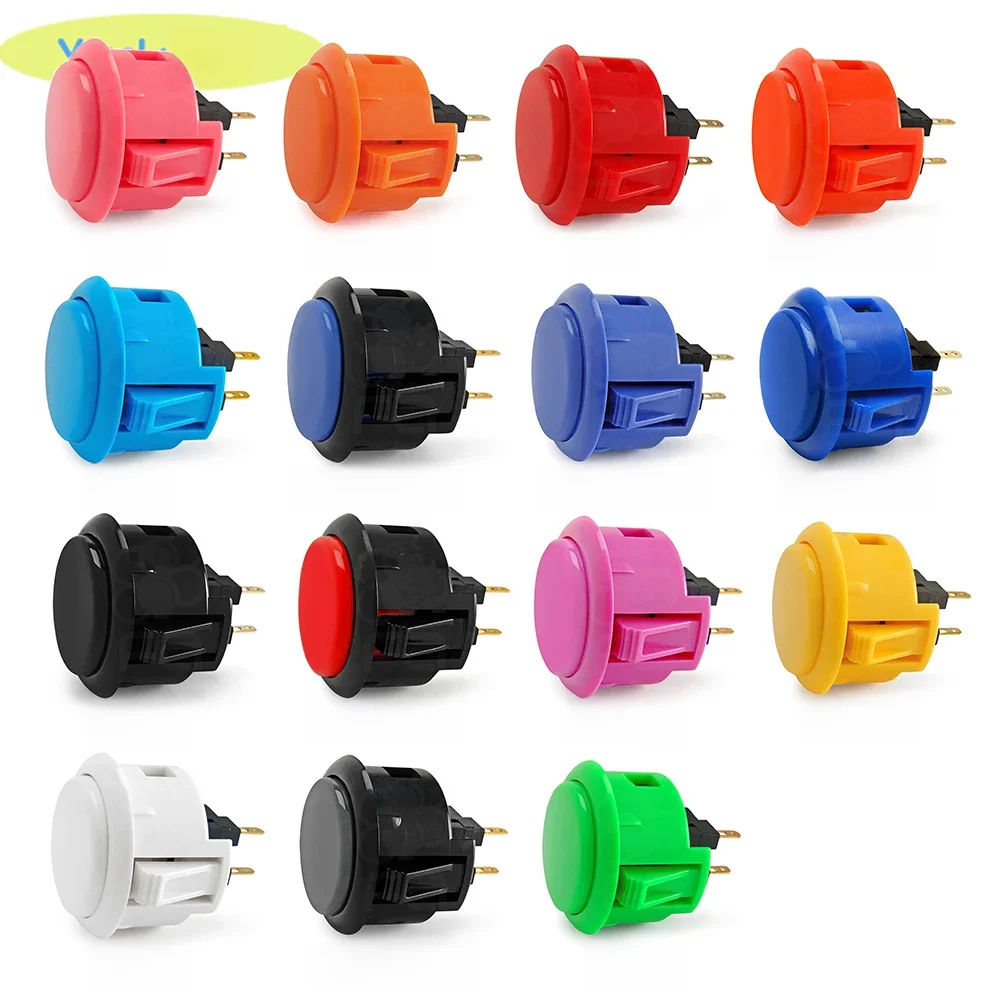 1 sztuk oryginalny przycisk sanwa OBSF 30 obsf24 przycisk zręcznościowy 24mm 30mm przełącznik Nintendo MAME raspberry pi przyciski zamienne — zdjęcie 2