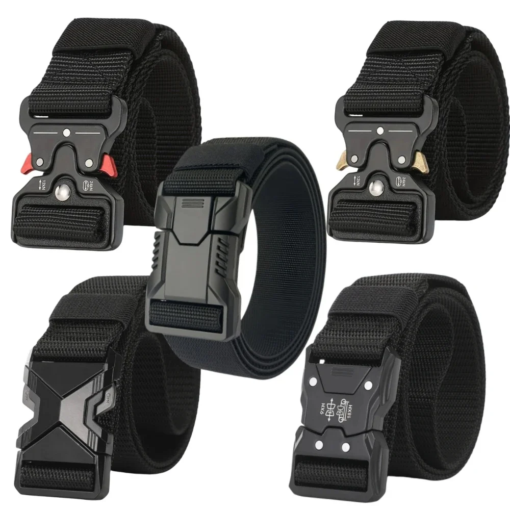 Ceinture Homme Respirante Légère, 5 Styles, 125cm, Structure Environnementale, Tressée, Piedmont, Nouveau