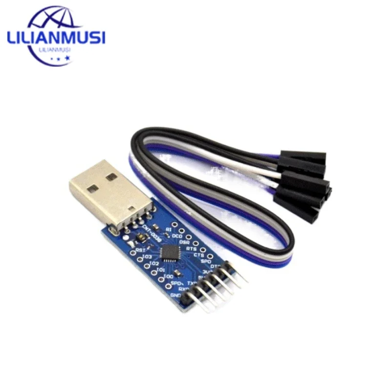 50PCS CP2104 module USB TO TTL USB to serial module UART STC Downloader wire brush