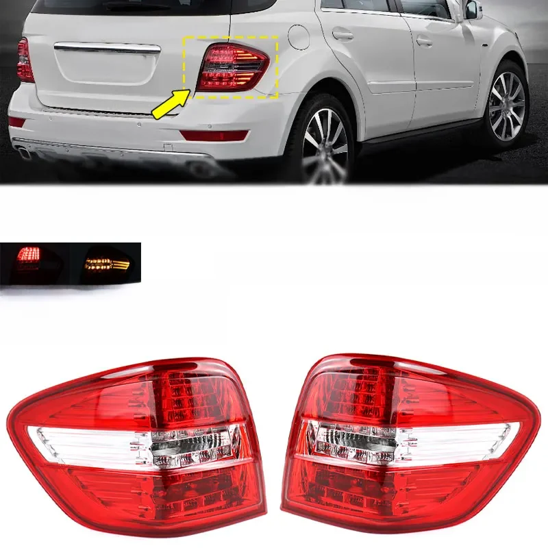 Auto Led-achterlicht Achterbumper Richtingaanwijzer Voor Mercedes-Benz W164 ML-Klasse ML300 ML350 2009 2010 2011 auto Achterlicht Montage - afbeelding 2