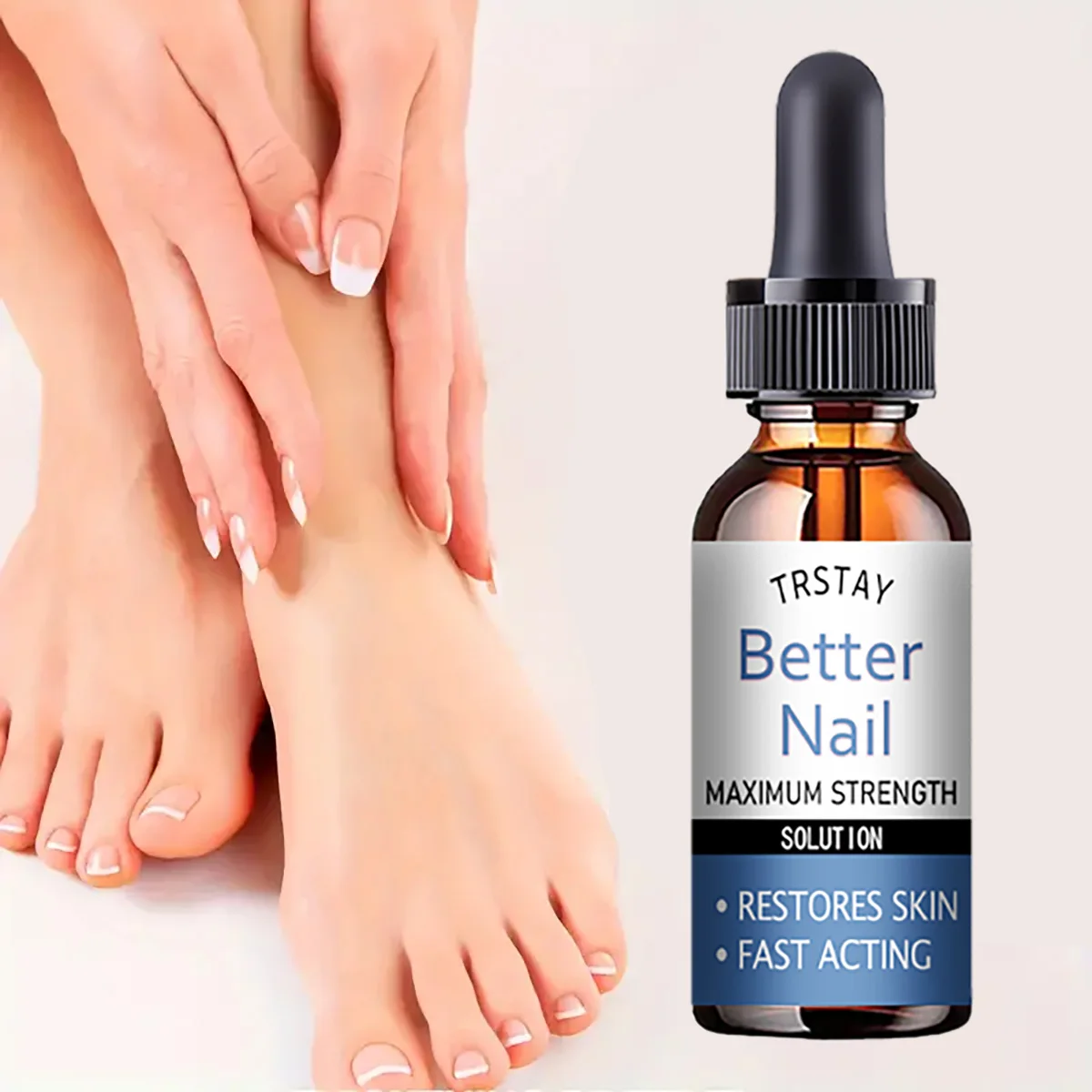 زيت مغذي لزوائد الأظافر من TRSTAY 50 مل يغذي ويصلح الأظافر التالفة وترطيبها ويقوي ويضيء العناية بالأظافر