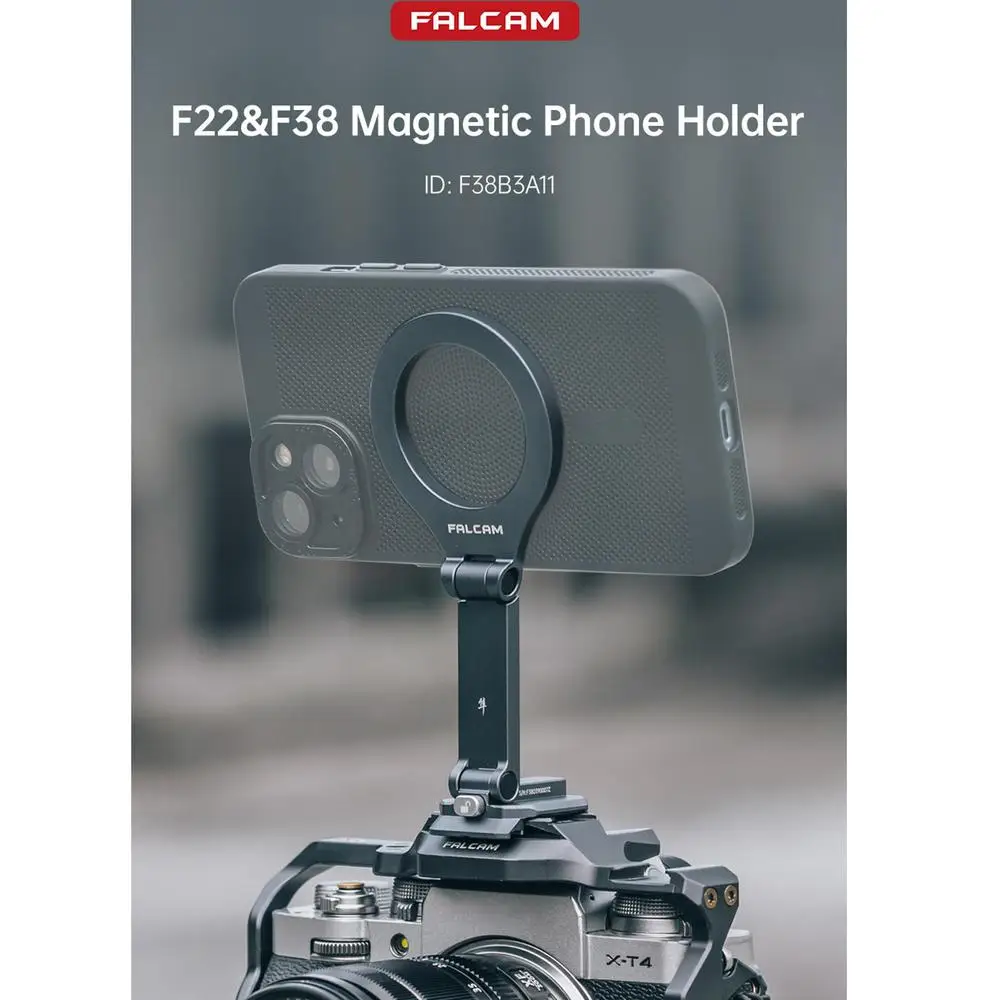 FALCAM F22&F38 F383A11 Magnetic Phone Holder For Camera Cage Tripod Car Magnetic&Clip Cell Phone Holder for Universal Smartphone