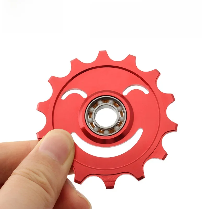 AliExpress MUQZI MTB Road Bike 12T 14T Jockey Wheel Rear Derailleur Ceramic Bearing Guide Pulley Aluminum Alloy