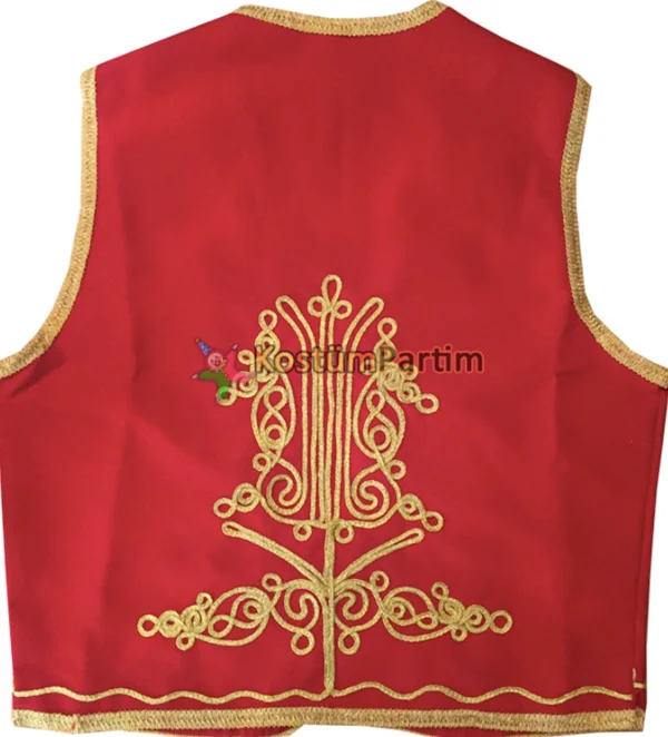 Ottoman Embroidered Vest (Black) Ottoman Embroidered Vest Kırmsı YouTube is NOT INCLUDED!!!