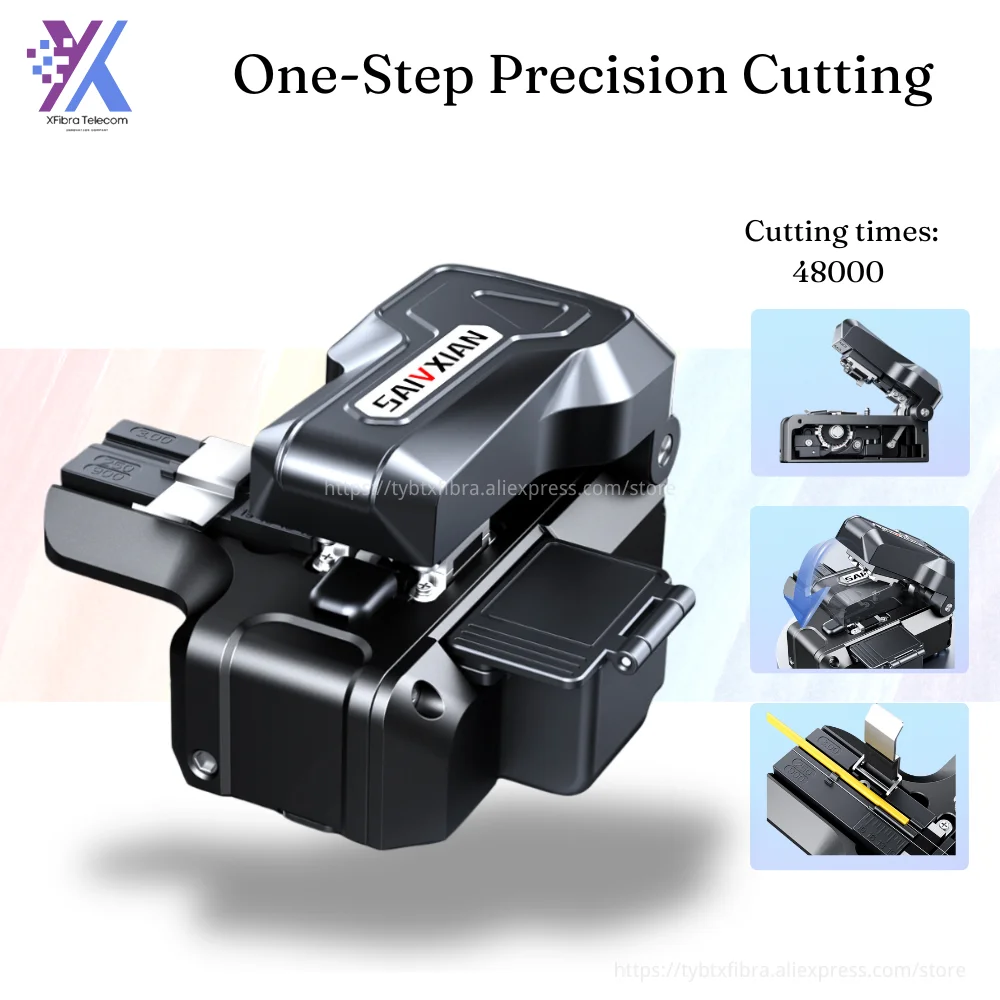 NEW M9 One-Step Fully Automatic High Precision Optic Cleaver Optical Fiber Fusion Splicer Cutting Knife