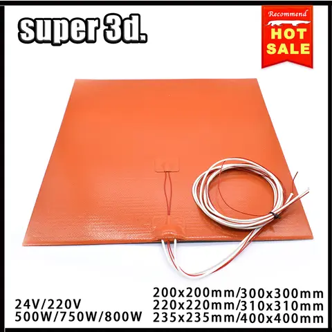 Silicone Heated Bed for 3D Printer Ender3 IdeaFormer