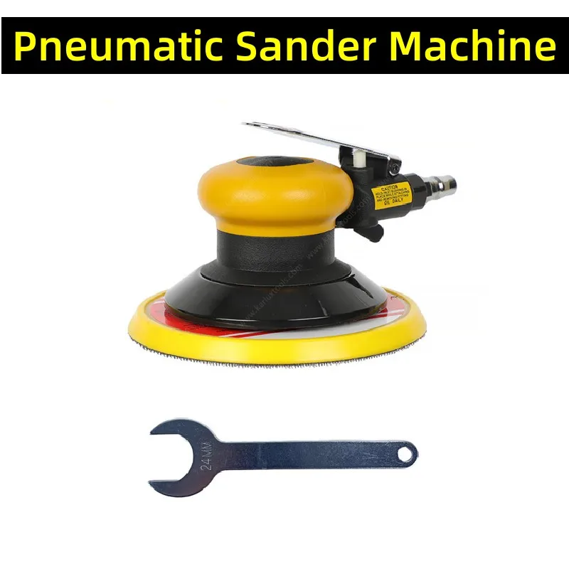 

5inch/6Inch Air Orbital Sander Machine NON-VACUUM Pneumatic Sander Polisher Grinder Palm Buffer Low Vibration Power Sanding Tool