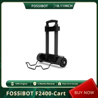 FOSSiBOT F2400-Cart, Portable and Foldable, 2 Durable Dual Ball Bearing Wheels, 3-Level Adjustable Handle