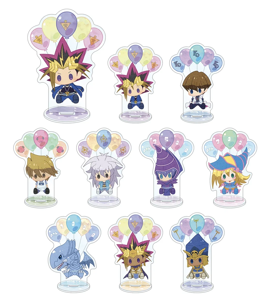 Anime Yu-Gi-Oh! Duel monstres Mini figurine jouet jeu Yu Gi Oh YuGiOh SETO Bakura Ryou ATEM petit support modèle Cosplay poupée cadeau