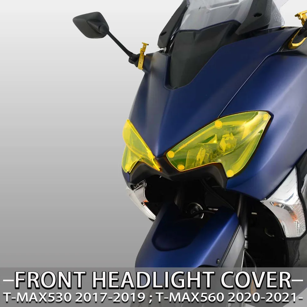 Motorcycle Headlight Guard Protector Screen Cover Headlamp Shield For YAMAHA T-MAX 530 T-MAX530 DX SX 2017-2019 T-MAX 560 20-21