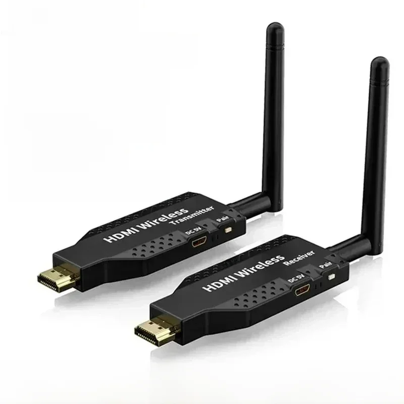 Nadajnik i odbiornik bezprzewodowy audio-wideo HDMI 5G 1080P 50M do kamery, laptopa, PC do TV, monitora, projektora — zdjęcie 2