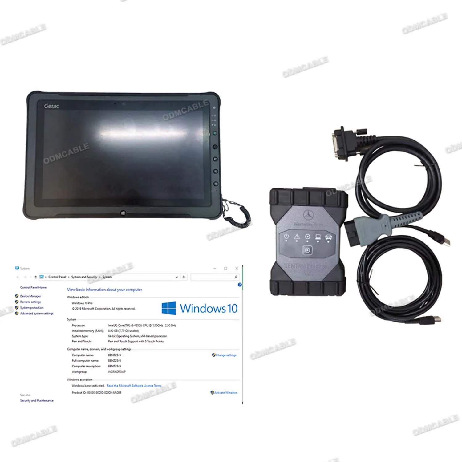 

GETAC F110 TABLET WITH DOIP C6 XENTRY DAS WIS EPC FOR BENZ C6 VCI DIAGNOSTIC CAR TRUCK WIFI VERSION