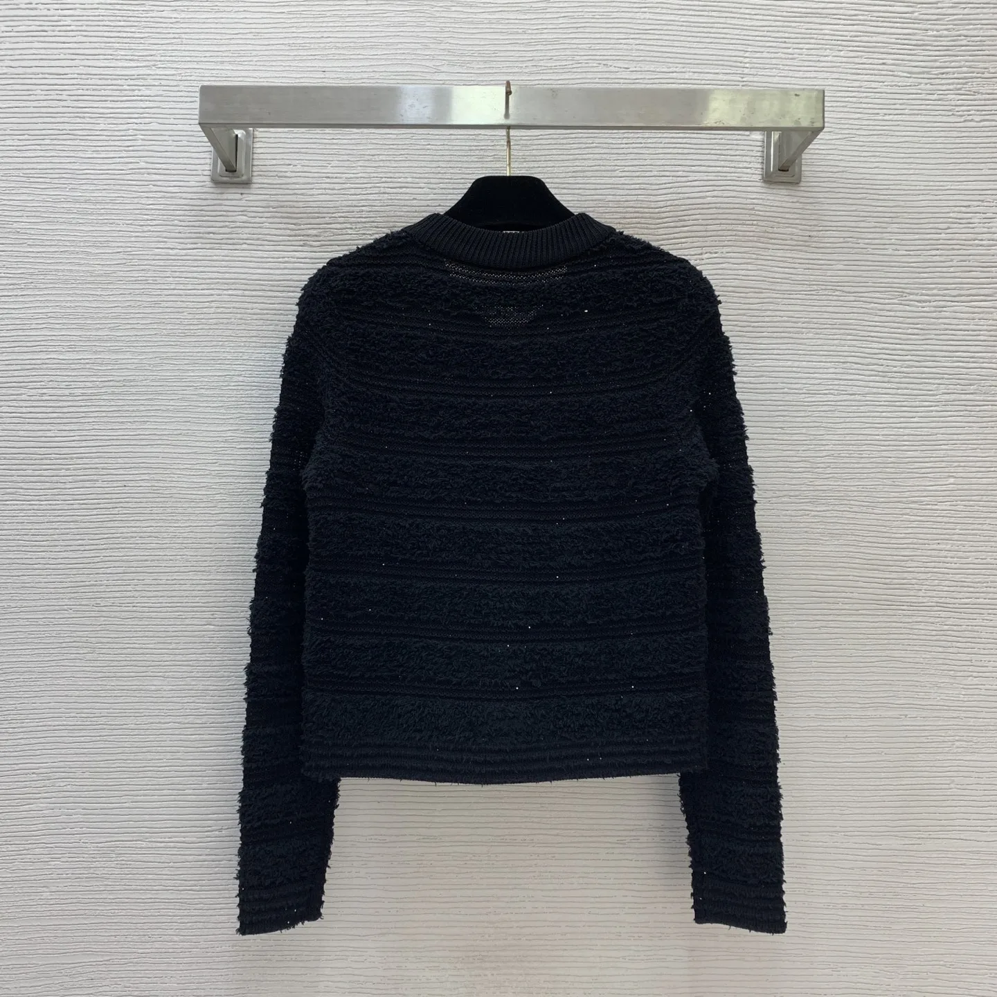 

2025 Autumn and Winter new Thin Style Knitted top Temperament Slim Fit long Sleeved Cardigan 30