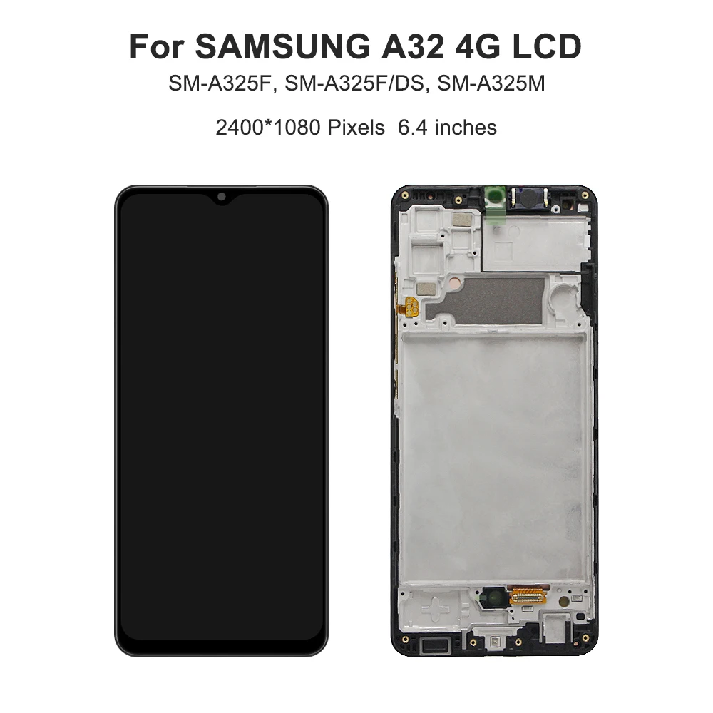 A32 4G 6.4''For Samsung For  A325 A325F A325F/DS A325M A325N LCD Display Touch Screen Digitizer Assembly Replacement