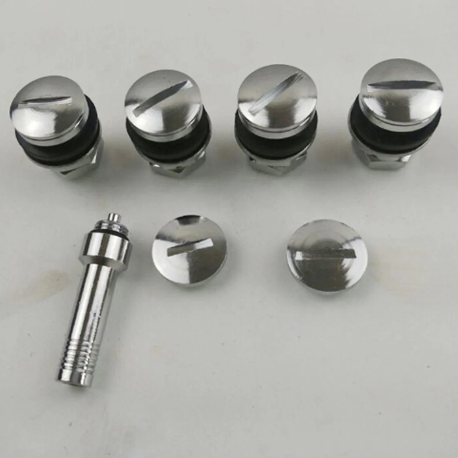 

7Pcs Invisible Metal Bolt Flush Mount Valve Stems Hole for Car Wheels Tire