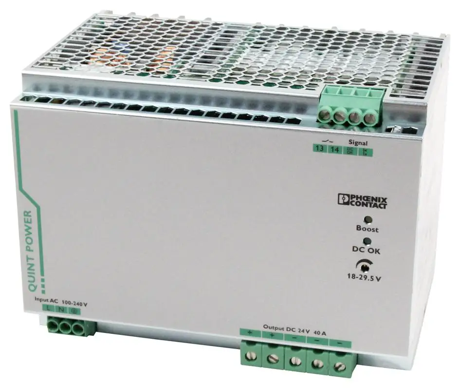 Phoenix Contact QUINT-PS/1AC/24DC/40 Power Supply | High-Performance 24V DC | Industrial Applications