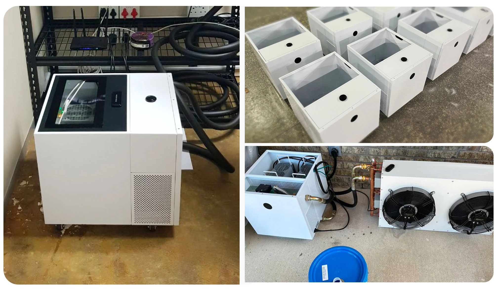Fast selling C1 C2 C6 Overlocking Server Cooling Solution Immersion Tank Dry Cooler Liquid Oil System for Computer D