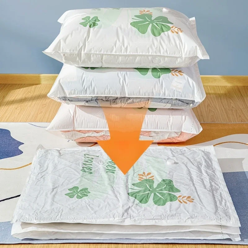 Sac sous vide réutilisable et couvercle de pompe pour le rangement des vêtements, grand récipient de rangement en plastique, sac de compression africain, accessoires de voyage