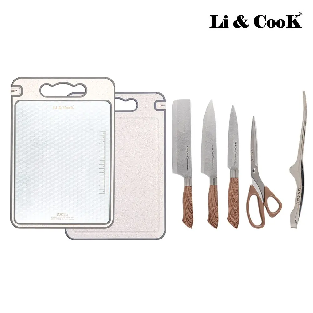 [Lee & Cook] Stainless 304 double side-cutting board + Nordic KNICKLE 5 types