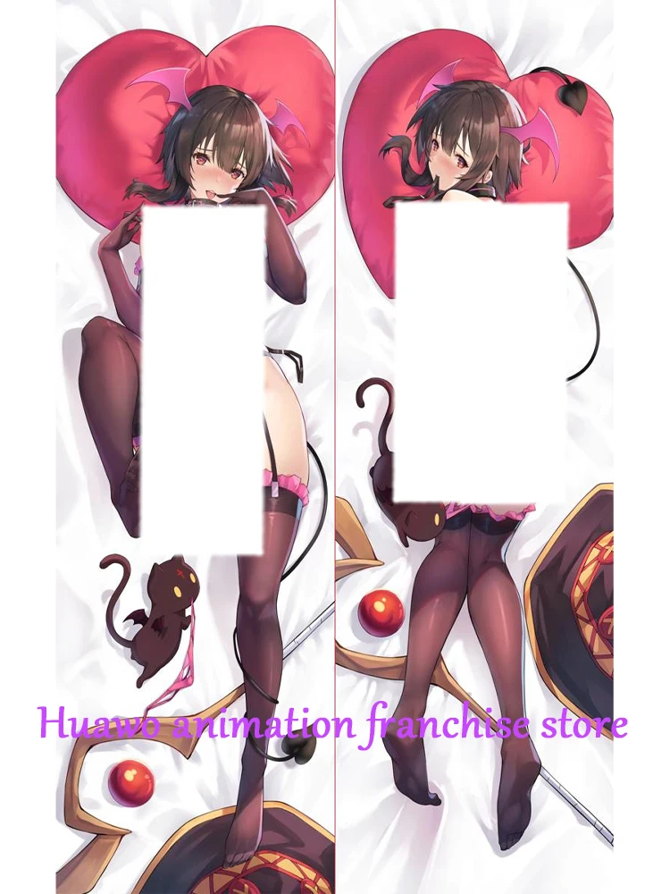 

Anime Dakimakura Pillow Megumin Succubus 2-Side Print Pillowcase Hugging Body Cushion Cover Otaku Waifuristmas Decoration 2023