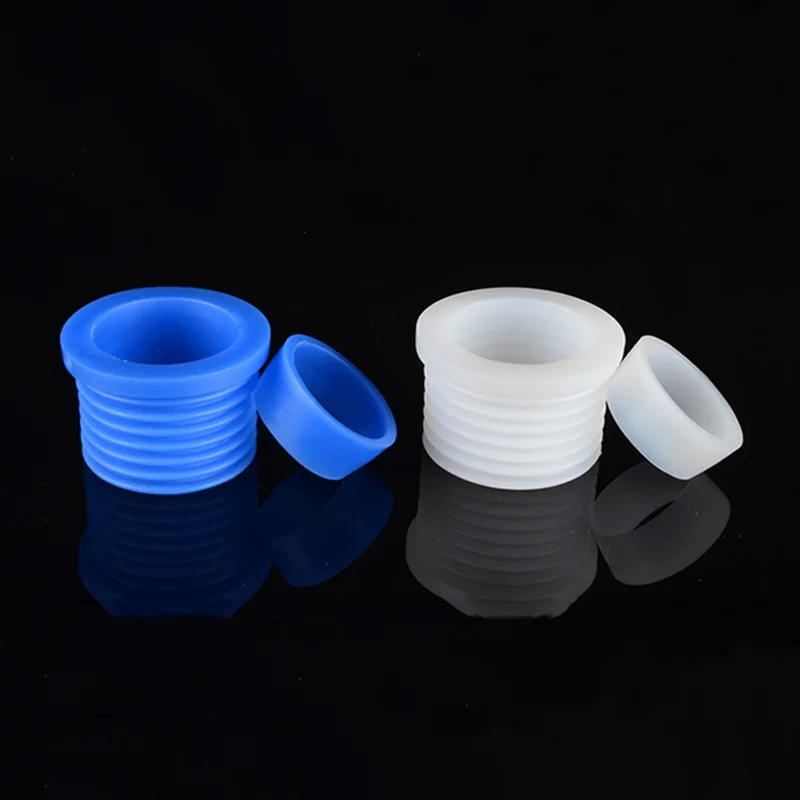 Lower Water Pipe Plug 50 PVC Tubes Silicone Seal Deodorant And Anti-blocking Anti-water Silica Gel Floor Drain Core White/Blue