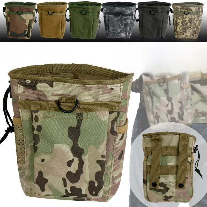 Molle Magazine Dump Drop Pouch Outdoor Hiking Hunting Accesssories Recovery Waist Pack Utility EDC Tool Bag Ammo Mag Pouches — zdjęcie 2