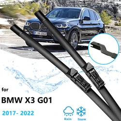 2x For BMW X3 G01 2017 2018 2019 2020 2021 2022 Front Wiper Blades Cutter Rubber Arms Car Windshield Windscreen Window Cleaning