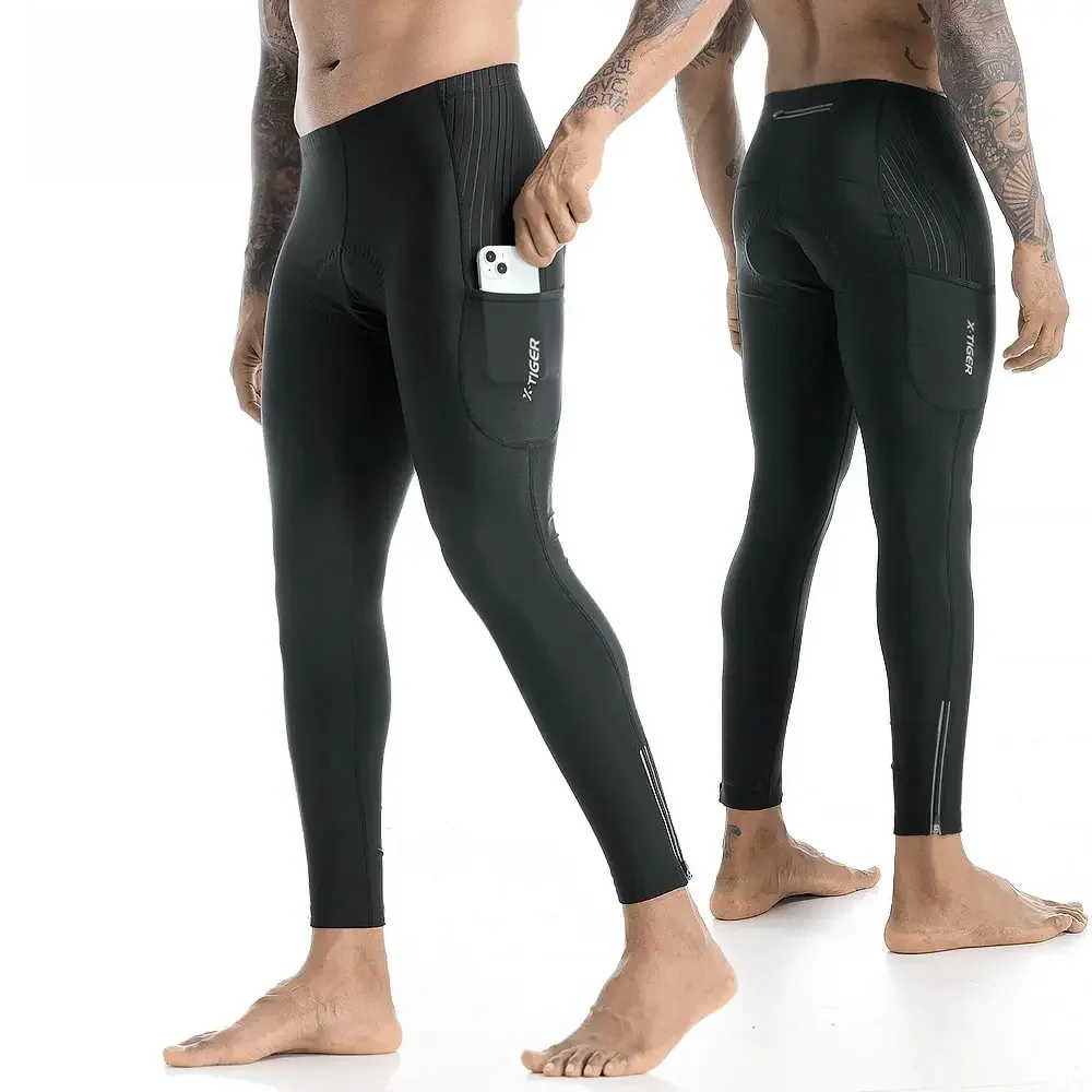 AliExpress X-TIGER Winter Bike Pants 5D Gel Padded Cycling Tights Leggings Men's Outdoor Riding Mountain Road